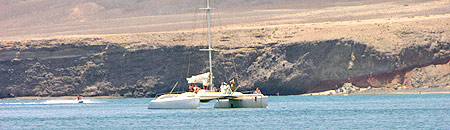 Katamaransegeln auf Fuerteventura