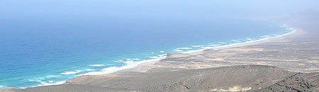 Strand bei Cofete auf Fuerteventura