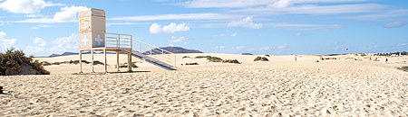 Strand von Corralejo auf Fuerteventura