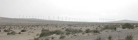 Windkraftanlage bei Costa Calma