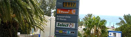 Tankstellen auf Fuerteventura